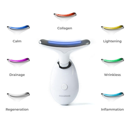 Massageador Facial Reafirmante com LED, EMS e Calor Selora – Rosto e Pescoço