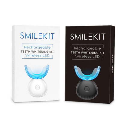 Kit de Branqueamento Dentário Recargável com LED – Sorriso Brilhante em Casa ✨🦷